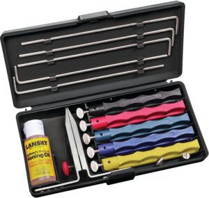 Lansky Deluxe 5 Stone System Precision Knife Sharpening Kit LKCLX (B2)