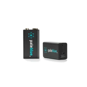 Pale Blue Rechargeable Battery 9V